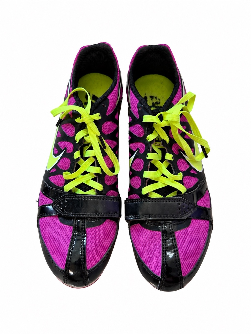 Nike Sprint Track & Field Spikes Women’s 8.5 Purple & Neon Yellow